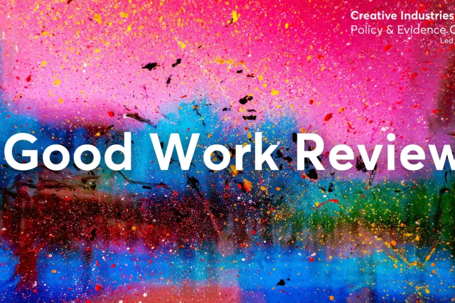 good work review graphic image
