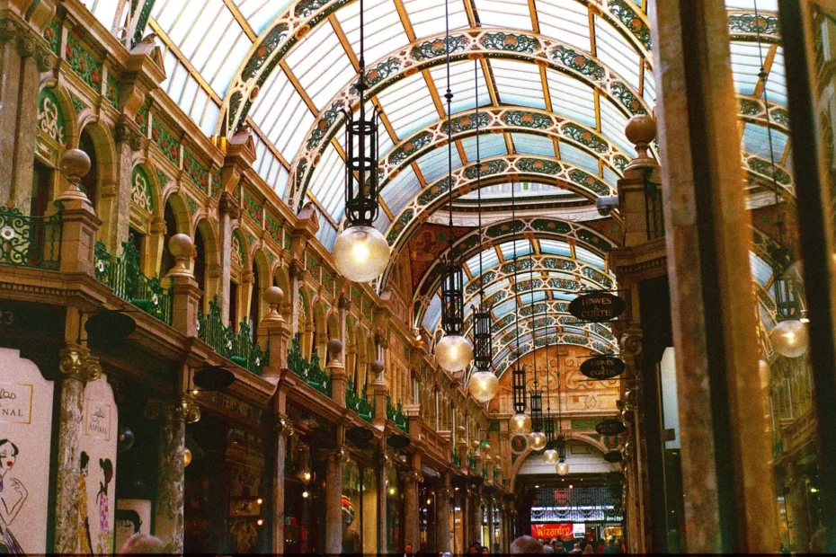 Inside view of Victorian Shopping Arcade