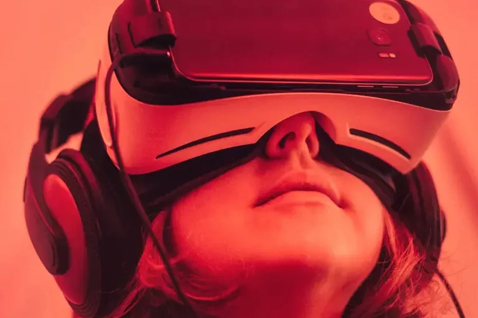 youngperson with wearing VR Headset