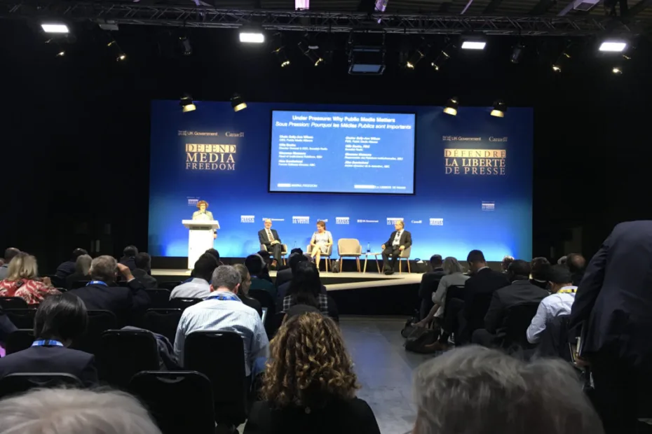 image from Defend Media Freedom conference
