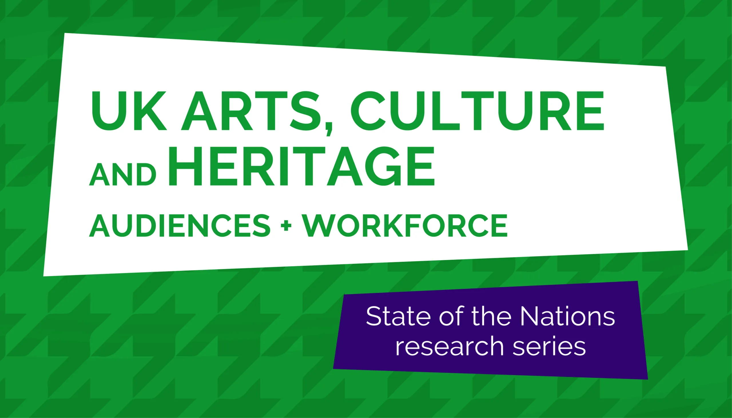 Press Release: New research, including – once in a decade data – provides comprehensive overview of audiences and workforce across arts, culture and heritage.