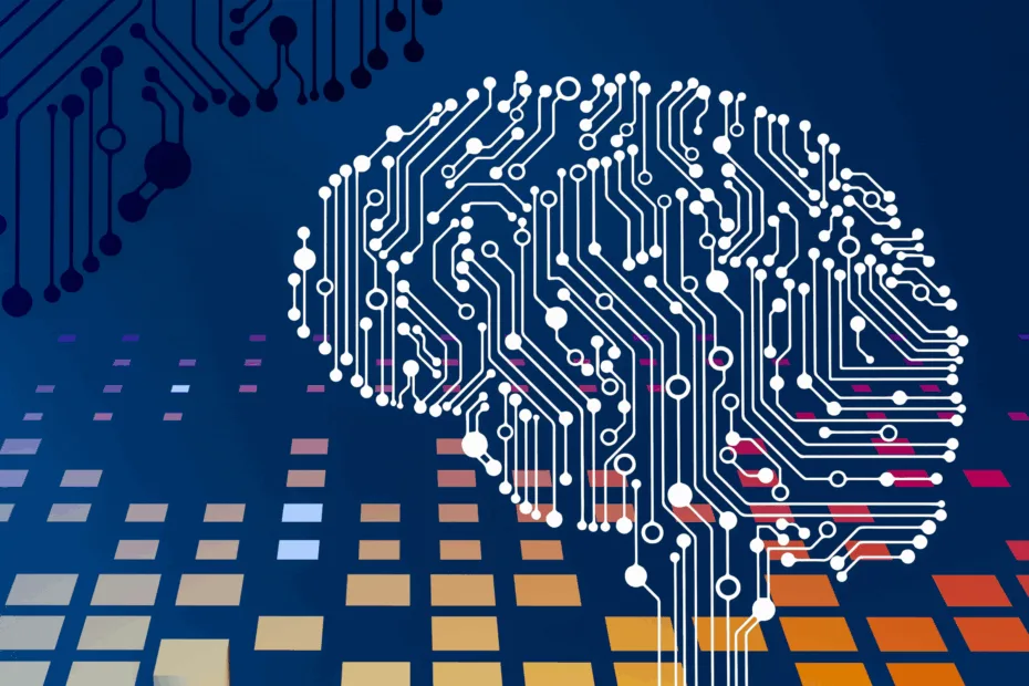 graphic of a brain made of circuits - Steve Johnson Unsplash