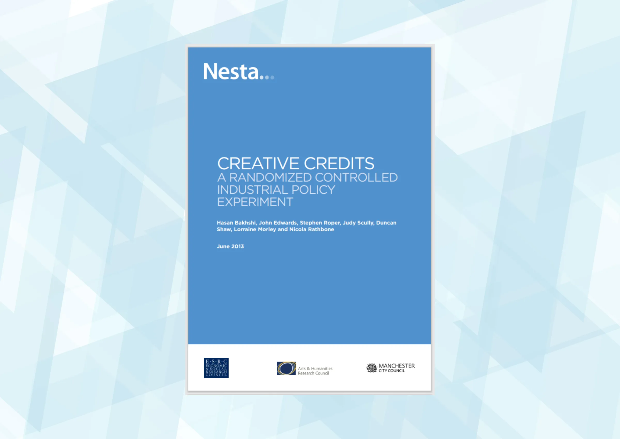 Creative Credits: A randomized controlled industrial policy experiment ...
