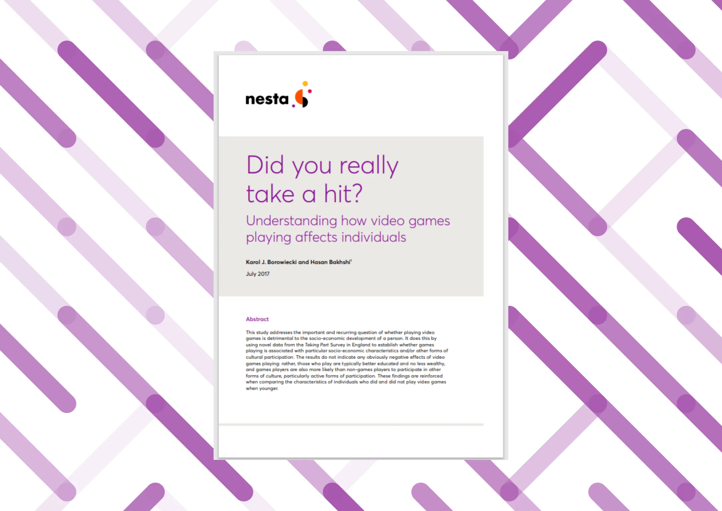 Did you really take a hit?